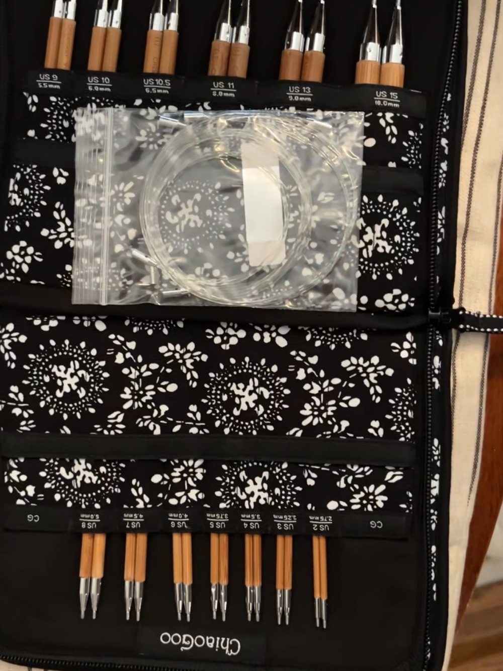 ChiaGoo bamboo knitting needles